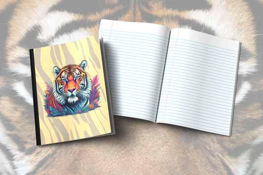 Tigers Resolve Mental Fortitude: Tiger-Themed Composition Notebook