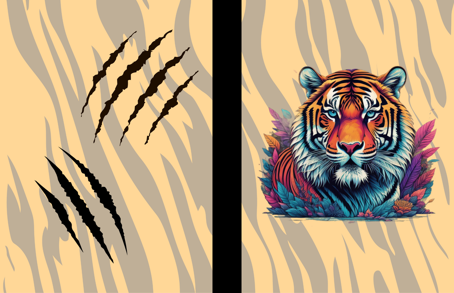 Tigers Resolve Mental Fortitude: Tiger-Themed Composition Notebook