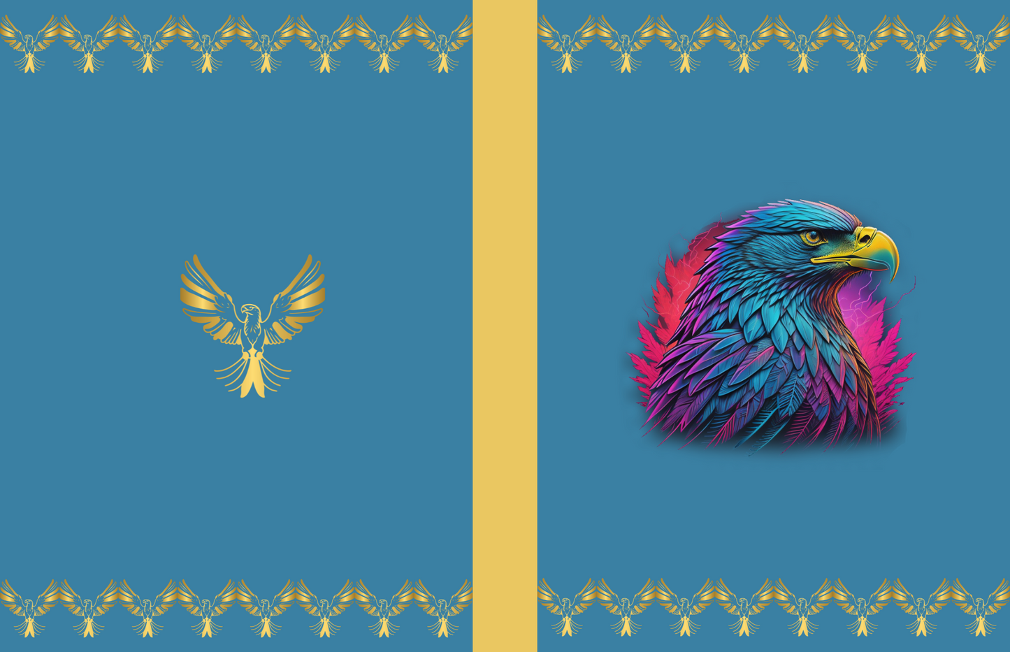 Triumphant Talons: Eagle-Themed Composition Notebook