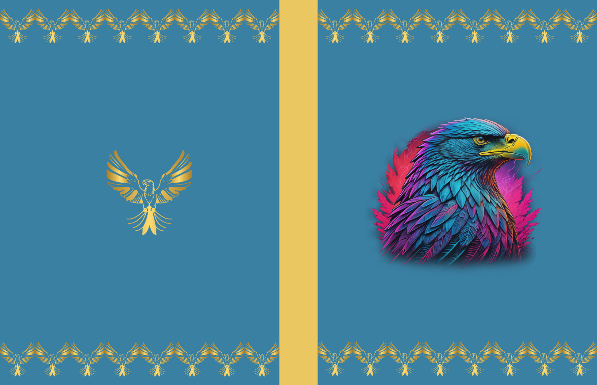 Triumphant Talons: Eagle-Themed Composition Notebook