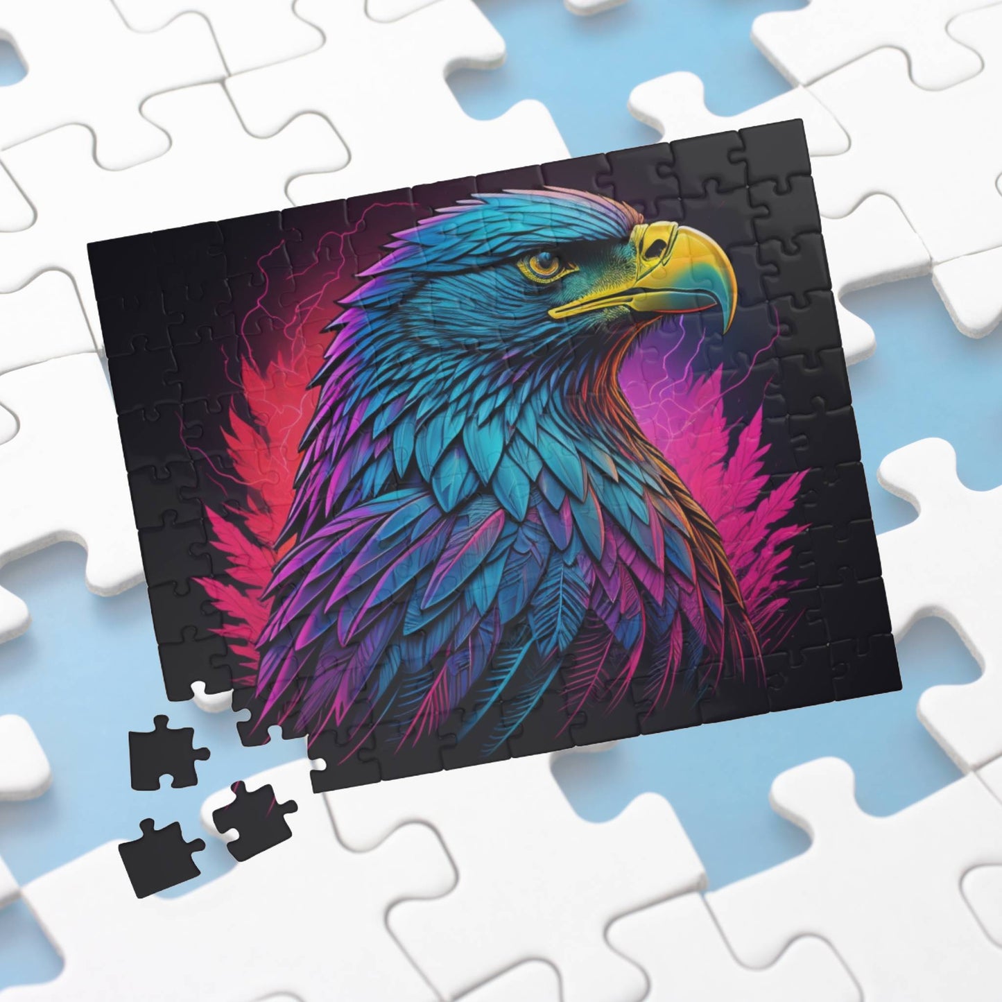 Triumphant Talons: Majestic Eagle Puzzle - Symbol of Strength, Freedom, and Resilience