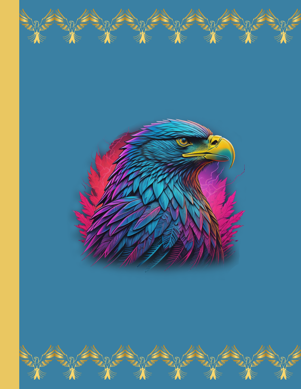 Triumphant Talons: Eagle-Themed Composition Notebook