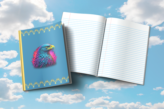 Triumphant Talons: Eagle-Themed Composition Notebook