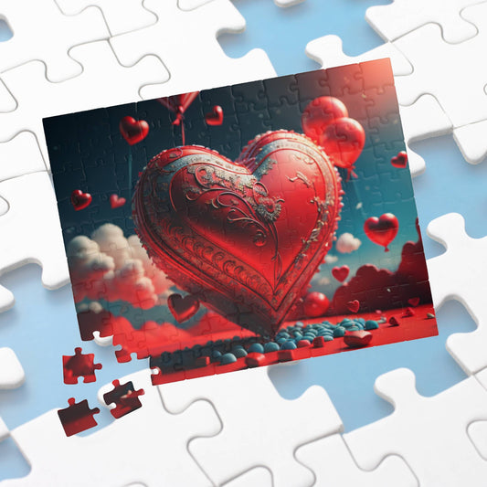 Uplifting Heartscape: Valentine's Day Puzzle for Self-Care, Emotional Growth, and Personal Empowerment
