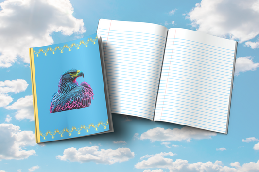 Wings of Resilience: Eagle-Themed Composition Notebook