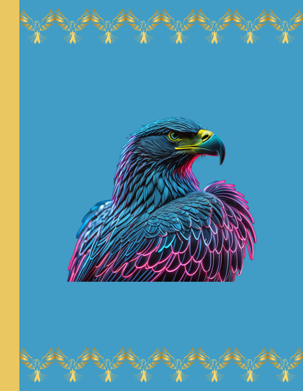 Wings of Resilience: Eagle-Themed Composition Notebook