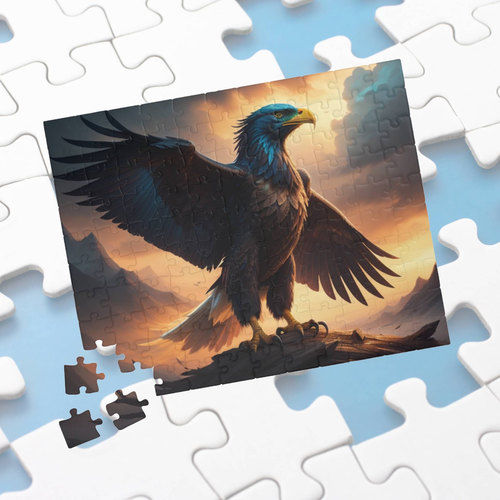 Wingspan of Strength: Majestic Eagle Puzzle - Symbol of Strength, Freedom, and Resilience