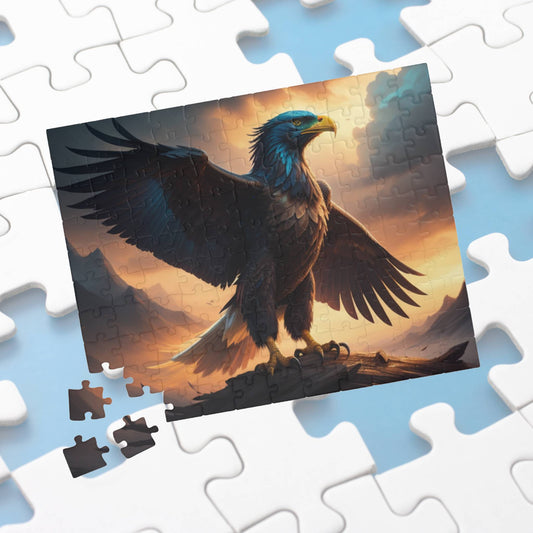 Wingspan of Strength: Majestic Eagle Puzzle - Symbol of Strength, Freedom, and Resilience