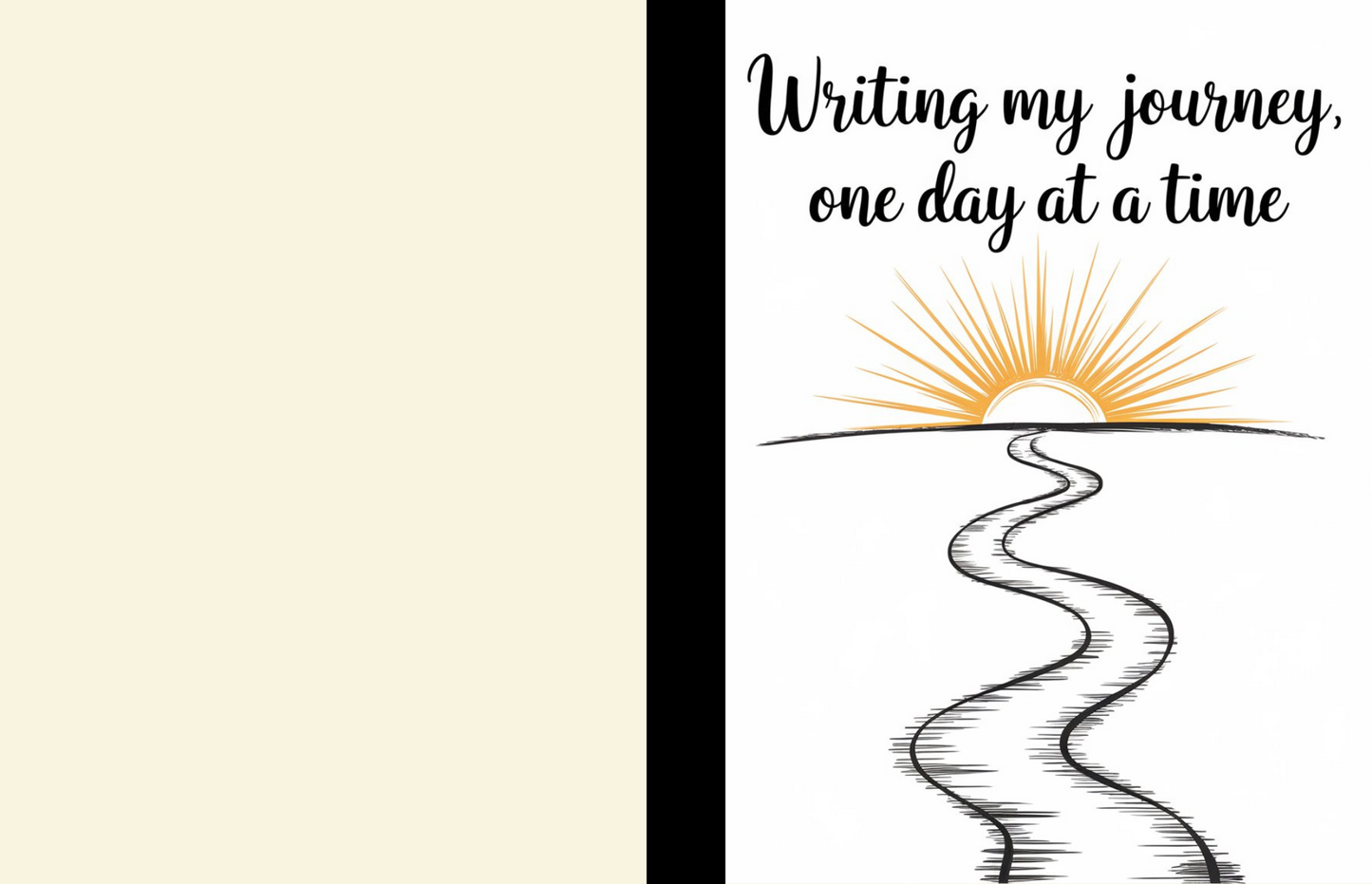 Writing My Journey One Day At A Time Composition Notebook