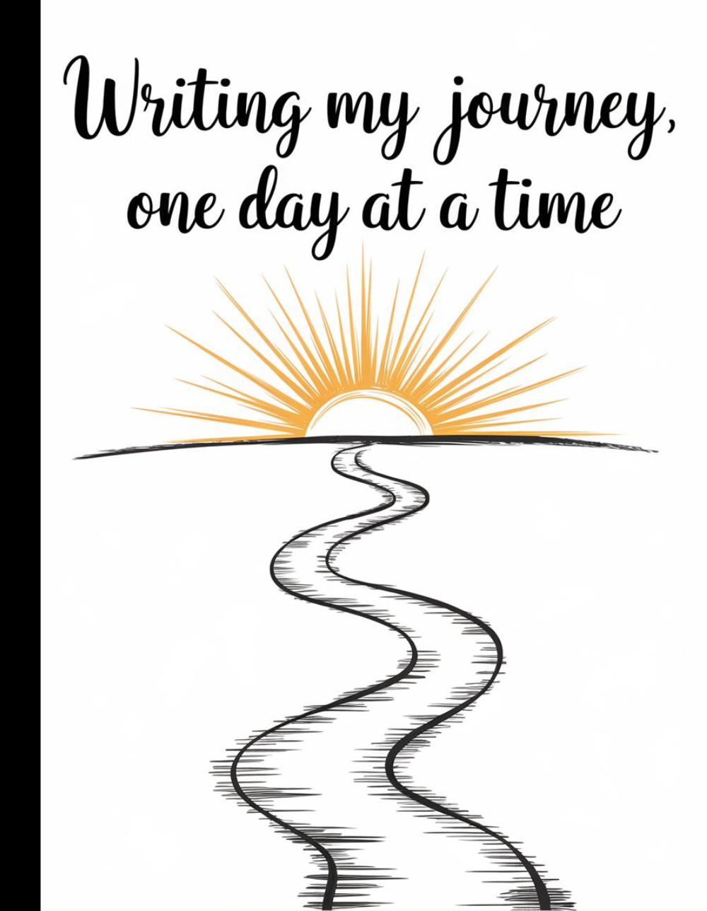 Writing My Journey One Day At A Time Composition Notebook