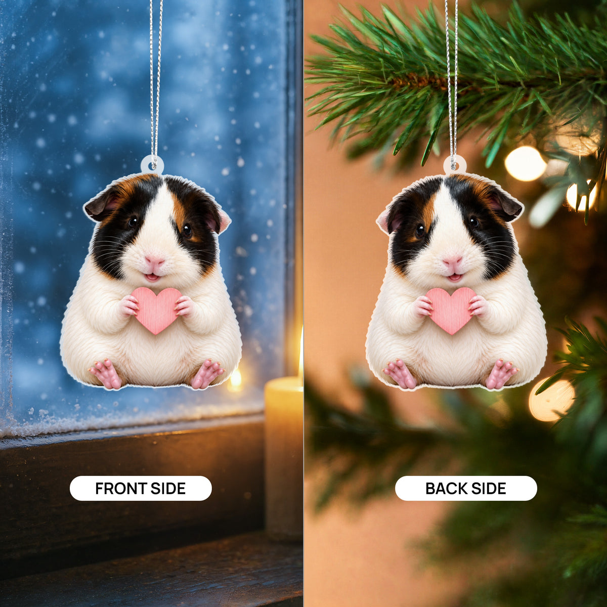 Hope Custom Cut Printed Acrylic Ornament