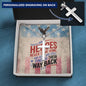 Some Heroes Never Came Home engraved cross - military memorial gift honoring fallen soldiers and their sacrifice