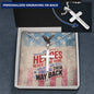 Some Heroes Never Came Home engraved cross - military memorial gift honoring fallen soldiers and their sacrifice