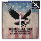 Memorial Day Is For Remembering Cross Necklace | Engraved Stainless Steel Pendant for Veterans, Memorial Gift, PTSD Support Jewelry