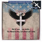 Not All Wounds Are Visible Cross Necklace | Engraved Stainless Steel Pendant for Veterans, Memorial Gift, PTSD Support Jewelry