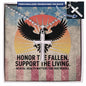 Honor The Fallen Cross Necklace | Engraved Stainless Steel Pendant for Veterans, Memorial Gift, PTSD Support Jewelry