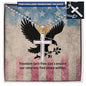 Freedom Isn't Free Cross Necklace | Engraved Stainless Steel Pendant for Veterans, Memorial Gift, PTSD Support Jewelry