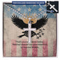 Their Courage Never Fades Cross Necklace | Engraved Stainless Steel Pendant for Veterans, Memorial Gift, PTSD Support Jewelry