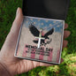 Memorial Day Is For Remembering Cross Necklace | Engraved Stainless Steel Pendant for Veterans, Memorial Gift, PTSD Support Jewelry