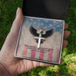 Some Gave All Cross Necklace | Engraved Stainless Steel Pendant for Veterans, Memorial Gift, PTSD Support Jewelry