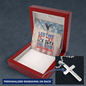 Lest We Forget engraved cross necklace - military memorial gift honoring service, sacrifice, and remembrance