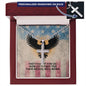 They Fought For Us Cross Necklace | Engraved Stainless Steel Pendant for Veterans, Memorial Gift, PTSD Support Jewelry