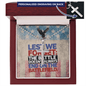 Lest We Forget engraved cross necklace - military memorial gift honoring service, sacrifice, and remembrance