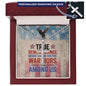 "True Remembrance Means Caring" cross necklace - support jewelry for PTSD warriors and veteran families