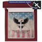 Some Gave All Cross Necklace | Engraved Stainless Steel Pendant for Veterans, Memorial Gift, PTSD Support Jewelry