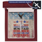 Engraved cross necklace with "We Remember Their Sacrifice" - military memorial gift for healing and honor