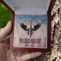 Some Heroes Never Came Home Cross Necklace | Engraved Stainless Steel Pendant for Veterans, Memorial Gift, PTSD Support Jewelry