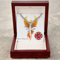 When The Smoke Clears firefighter support Cuban link cross necklace symbolizing new beginnings and healing.