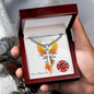 When The Smoke Clears firefighter support Cuban link cross necklace symbolizing new beginnings and healing.