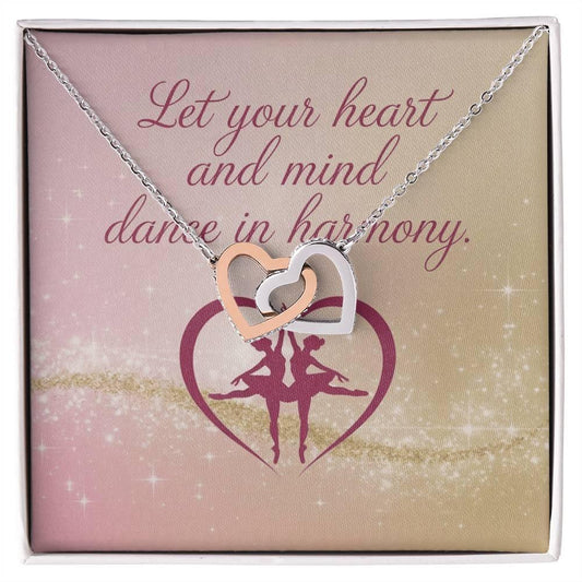 Shop our let your heart and mind interlocking hearts necklace featuring the 14k White Gold Finish style option from MySisterIsASurvivor.