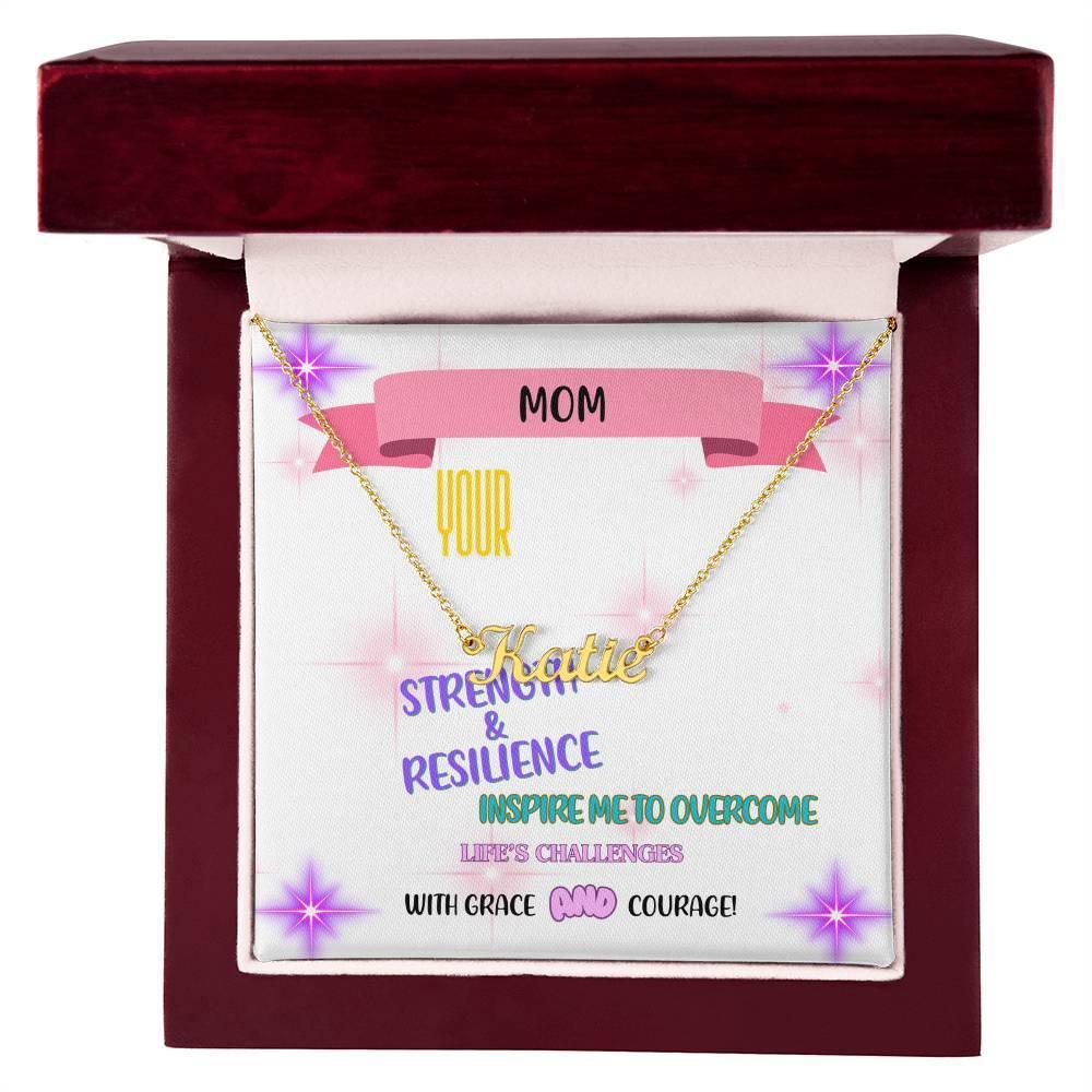 Shop our premium mom your strength and resilience inspire me to overcome lifes challenges with grace and courage from MySisterIsASurvivor.