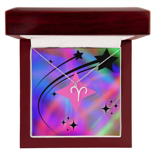 Shop our zodiac symbol necklace neon featuring the Polished Stainless Steel style option from MySisterIsASurvivor.
