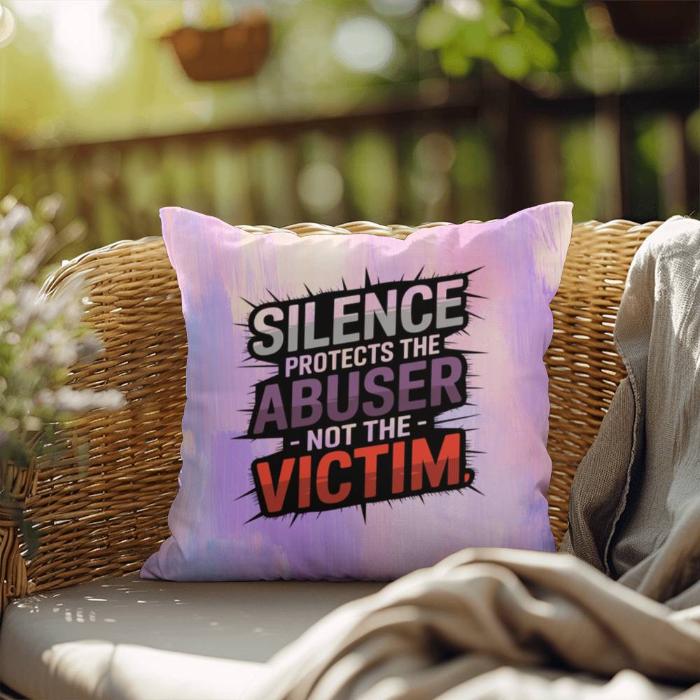 Rise & Reclaim Indoor/Outdoor Pillow – Stop Protecting Abusers