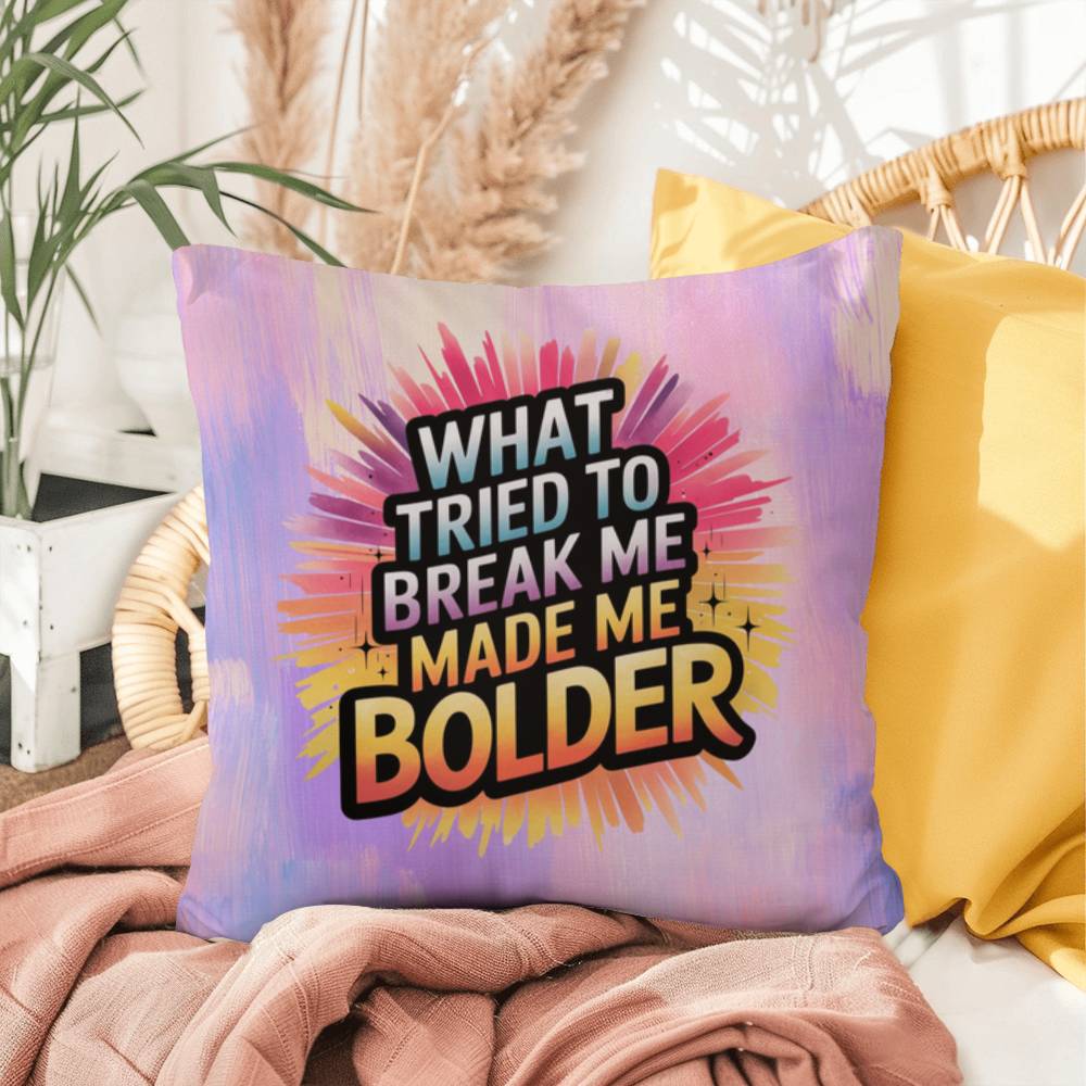 Rise & Reclaim Indoor/Outdoor Pillow – Empowerment Over Adversity