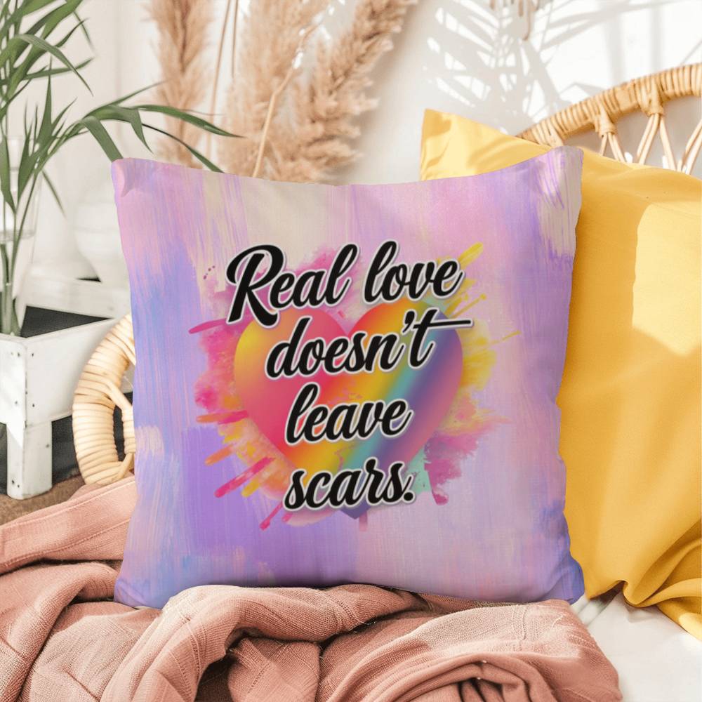 Rise & Reclaim Indoor/Outdoor Pillow – Real Love is Healing