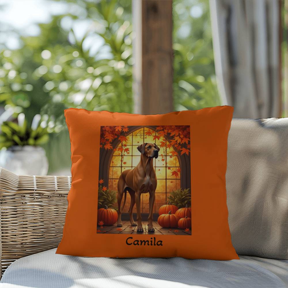 Fawn Great Dane Throw Pillow - Custom Home Decor Gift for Dane Enthusiasts