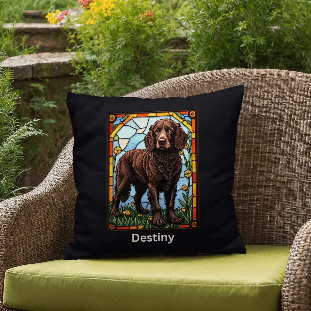 Shop our premium american water spaniel indoor outdoor pillow from MySisterIsASurvivor.