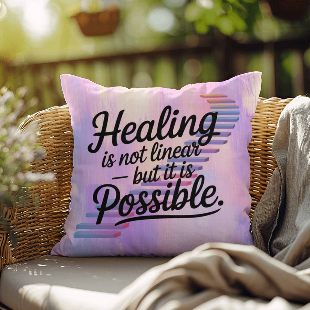 Rise & Reclaim Indoor/Outdoor Pillow – Healing from Trauma