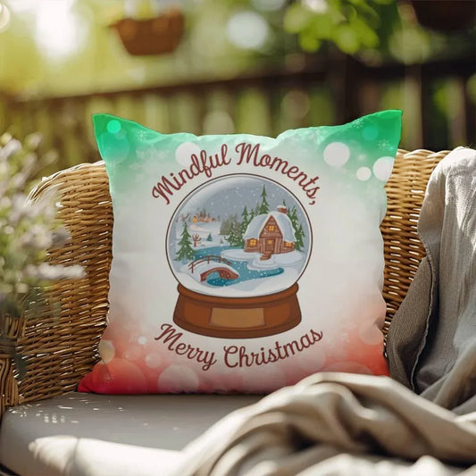 Shop our mindful moments merry indoor outdoor pillow christmas featuring the 18" x 18" style option from MySisterIsASurvivor.