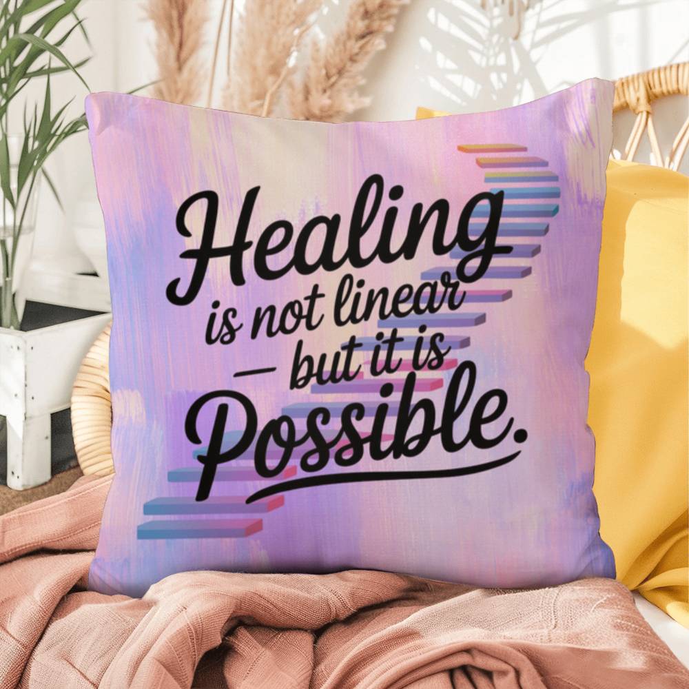 Rise & Reclaim Indoor/Outdoor Pillow – Healing from Trauma