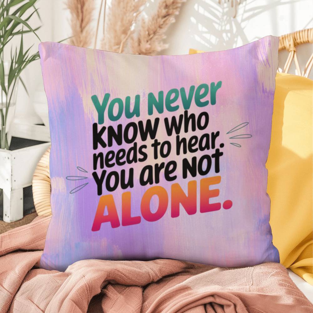 Rise & Reclaim Indoor/Outdoor Pillow – You Are Not Alone