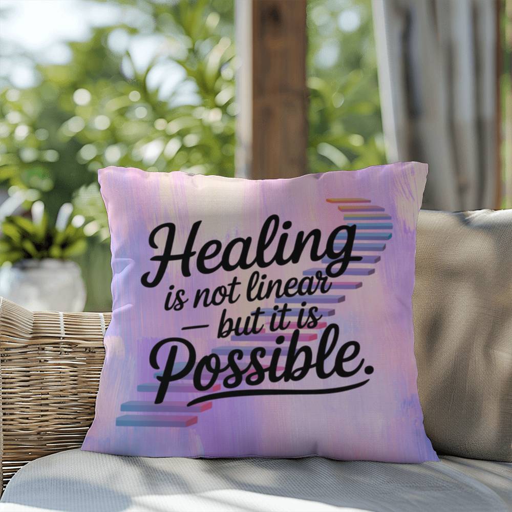 Rise & Reclaim Indoor/Outdoor Pillow – Healing from Trauma