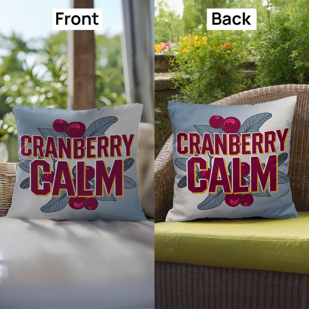 Shop our premium cranberry calm indoor outdoor pillow from MySisterIsASurvivor.