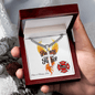Personalized Firefighter Support Engraved Cuban Link Cross showing bravery beyond the badge and flames.