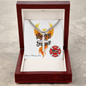 Personalized Firefighter Support Engraved Cuban Link Cross showing bravery beyond the badge and flames.