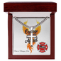 Engraved Firefighter Support Cross Necklace honoring courage and emotional resilience under pressure.